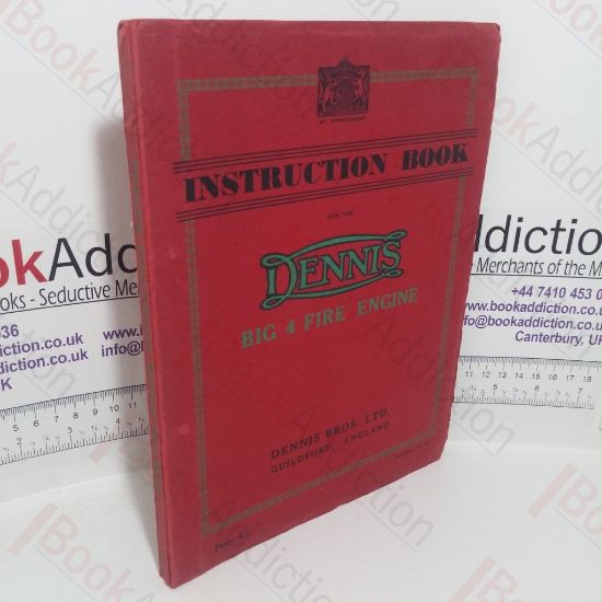 Picture of Instruction Book for the Dennis Big 4 Fire Engine