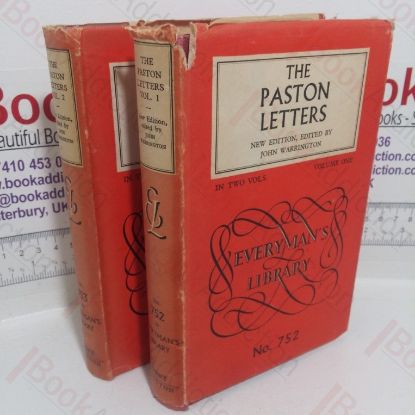 Picture of The Paston Letters (Volumes I & II) (Everyman's Library Nos. 752 & 753)