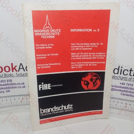 Picture of The History of the Turntable Ladder; Yes! The Turntable Ladder DL 30 (conforming to DIN 14 701) Can Still be Improved (Fire International & (Magirus-Deutz Brandschutz-Technik Information No. 3)