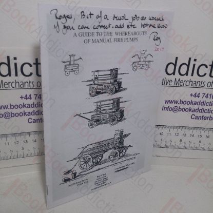 Picture of A Guide to the Whereabouts of Manual Fire Pumps (Signed and Inscribed)
