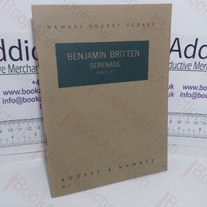 Picture of Benjamin Britten Serenade, for Solo, Horns and Strings, Opus 31 (Hawkes Pocket Scores series, No. 71)