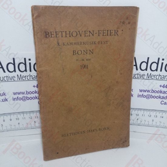 Picture of Beethoven-Feier x Kammermusik-Fest: Bonn, 21-25 May, 1911