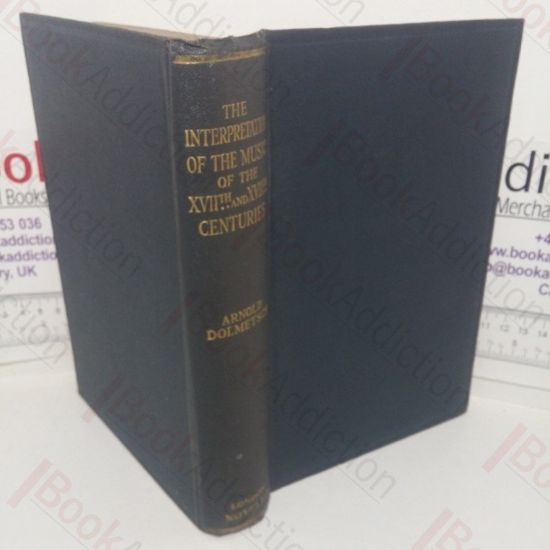 Picture of The Interpretation of the Music of the XVII and XVIII Centuries (Handbooks for Musicians)