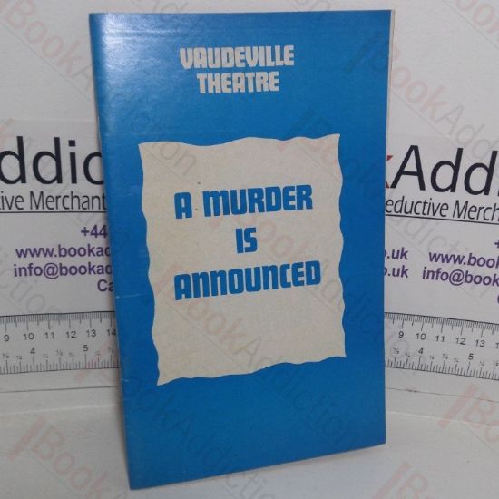Picture of Murder is Announced Vaudville Theatre Programme