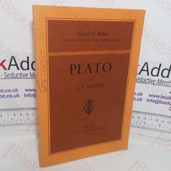 Picture of Plato (Greece and Rome, New Surveys in the Classics, No. 10)