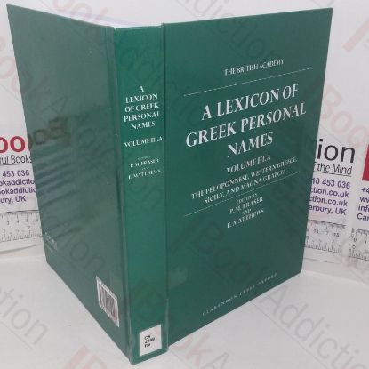 Picture of A Lexicon of Greek Personal Names, Volume IIIA - the Peloponnese, Western Greece, Sicily and Magna Gracia