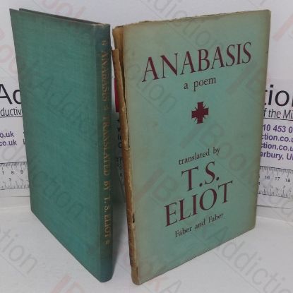 Picture of Anabasis: A Poem by St John Perse (Translated by T S Eliot)