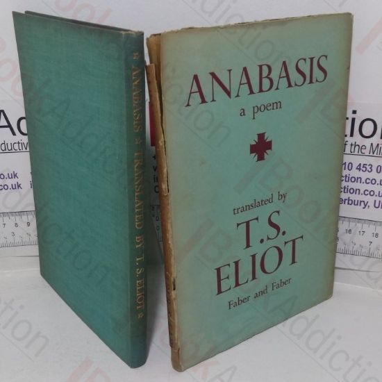 Picture of Anabasis: A Poem by St John Perse (Translated by T S Eliot)