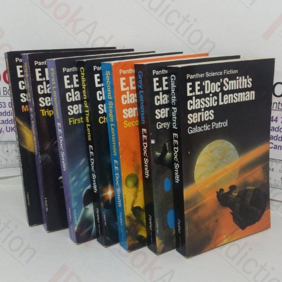 Picture of Complete Lensman series: Triplanetary; First Lensman; Galatic Patrol; Grey Lensman; Second Stage Lensmen; Children of the Lens; Masters of the Vortex (E E Doc Smith Science Fiction Collection) (Seven volumes)