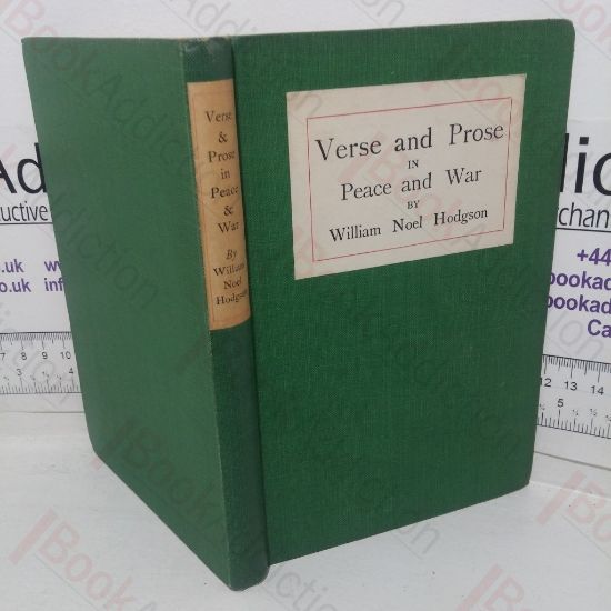 Picture of Verse and Prose in Peace and War