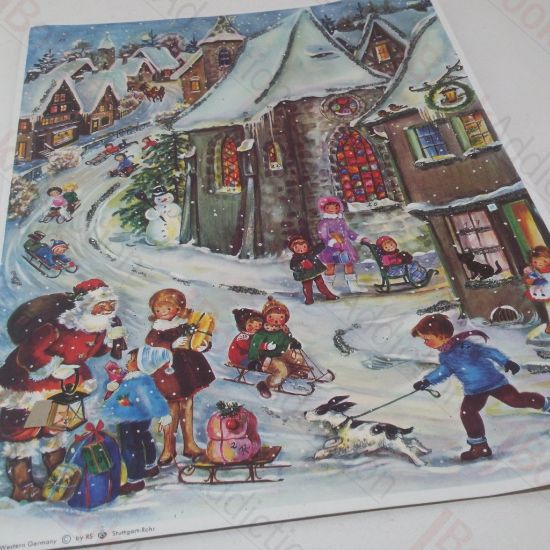 Picture of Two Vintage Advent Calendars