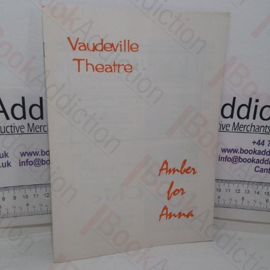 Picture of Amber for Anna: A New Murder Thriller (Theatre Programme, Vaudeville Theatre, London, 1964)