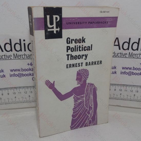 Picture of Greek Political Theory: Plato and His Predecessors