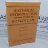 Picture of A Historical Introduction to the Study of Roman Law