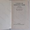 Picture of A Book of Narrative Verse (World Classics Series, No. 350)