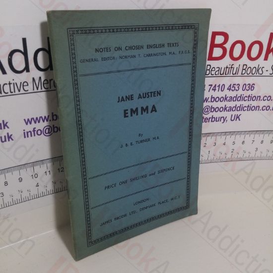 Picture of Jane Austen: Emma (Notes on Chosen English Texts Series)