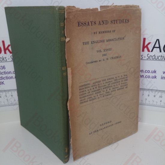 Picture of Essays and Studies by Members of The English Association (Vol. XXVIII, 1942)