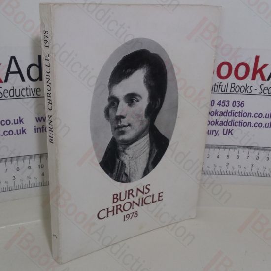 Picture of Burns Chronicle and Club Directory, 1978 (Fourth Series, Vol. III)