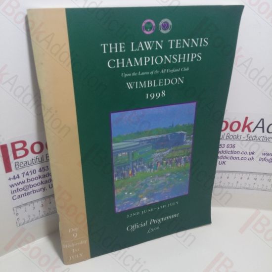 Picture of The Lawn Tennis Championships Upon the Lawns of the All England Club : Wimbledon 1998 (Official Programme, Day 9, Wednesday 1st July)