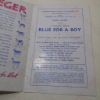 Picture of Blue for a Boy or What Shall We Do with the Body? His Majesty's Theatre Haymarket Theatre Programme