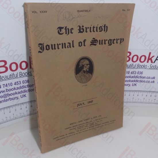 Picture of The British Journal of Surgery (Volume XXXV, No. 137, July 1947)