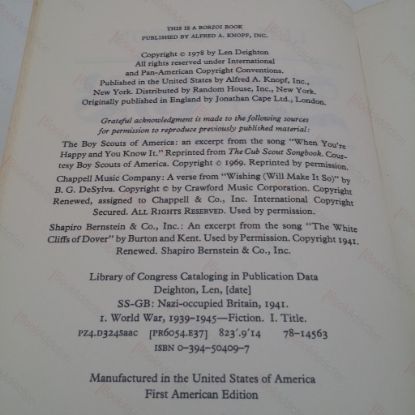 Picture of SS-GB : Nazi-Occupied Britain, 1941, A Novel