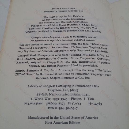 Picture of SS-GB : Nazi-Occupied Britain, 1941, A Novel