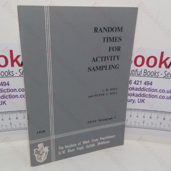 Picture of Random Times for Activity Sampling (IWSP Monograph, No. 3)