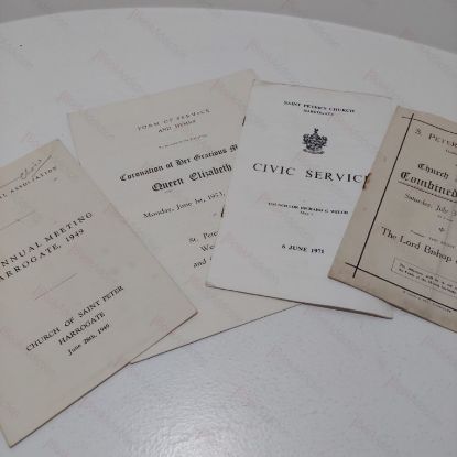 Picture of Orders of Service for Special Services, St Peter's Church, Harrogate (Four Booklets)