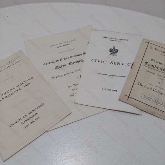 Picture of Orders of Service for Special Services, St Peter's Church, Harrogate (Four Booklets)