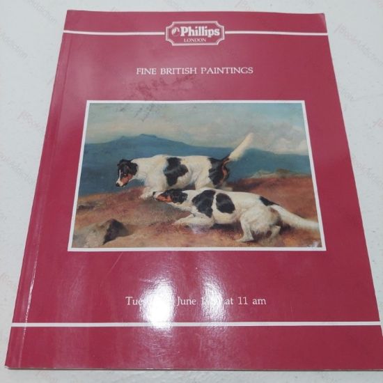 Picture of Fine British Paintings (Auction Catalogue, Phillips London, UK,  June 6,1989)