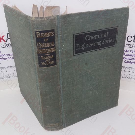 Picture of Elements of Chemical Engineering (Chemical Engineering series)