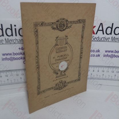 Picture of H Purcell Chacony Quartet for Strings (Chester Library)