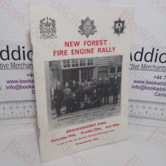 Picture of Programme for New Forest Fire Engine Rally, Brockenhurst Park, July 1986