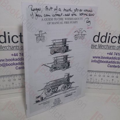 Picture of A Guide to the Whereabouts of Manual Fire Pumps (Signed and Inscribed)