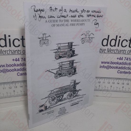 Picture of A Guide to the Whereabouts of Manual Fire Pumps (Signed and Inscribed)
