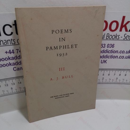 Picture of Drift - Poems and Sonnets (Poems in Pamphlet series, 1952, III, 3)