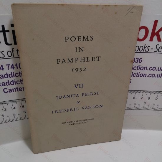 Picture of Converging Moments (Poems in Pamphlet series, 1952, VII)