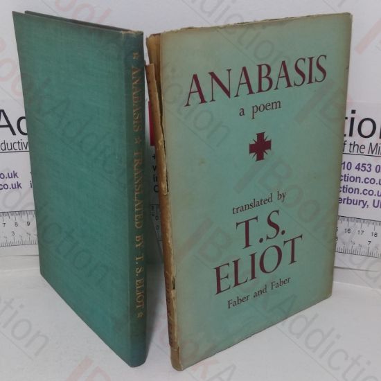 Picture of Anabasis: A Poem by St John Perse (Translated by T S Eliot)