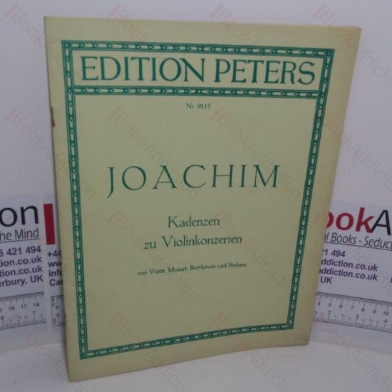 Picture of Kadenzen zu Violinkonzerten