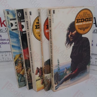 Picture of Blood on Silver; Sioux Uprising; The Prisoners; House on the Range; The Godforsaken (Edge is a Man Alone series, Nos. 5, 11, 39, 45 & 46) (Five Volumes)