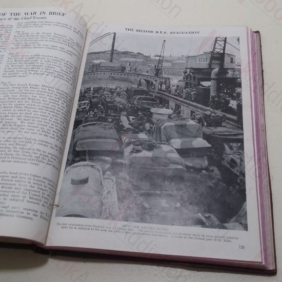Picture of The Library Press Edition of Pictorial History of the War : A Complete and Authentic Record in Text and Pictures (12th June 1940 to 6th August 1940)