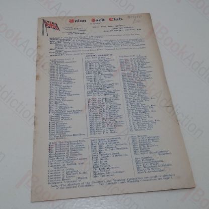 Picture of Union Jack Club (Proposal for its Establishment and Appeal for Funds)