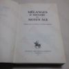 Picture of MÃ©langes d'histoire du Moyen Ã‚ge. I-V. RÃ©impression des Ã©ditions de Paris, 1897-1908.