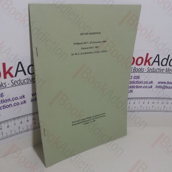 Picture of Ieuan Maddock, 29 March 1917-29 December 1988