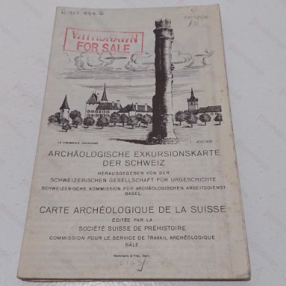 Picture of Carte Archeologique De La Suisse [Archeological Excursion Map of Switzerland]