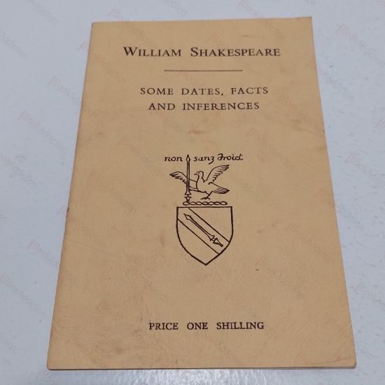 Picture of William Shakespeare : Some Dates, Facts and Inferences