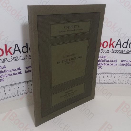 Picture of Catalogue of British Paintings, 1600-1920 (Auction Catalogue: Sotheby's Auction, London, 20 July 1983)