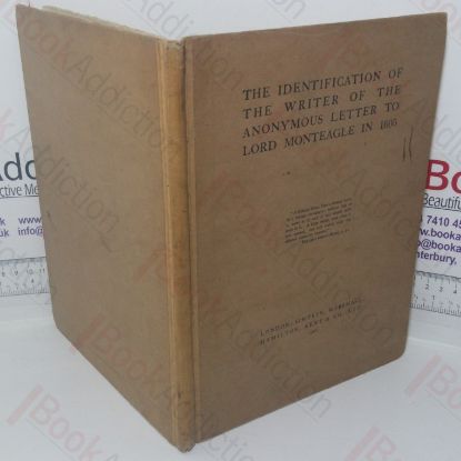 Picture of The Identification of the Writer of the Anonymous Letter to Lord Monteagle in 1605 (Signed and Inscribed)