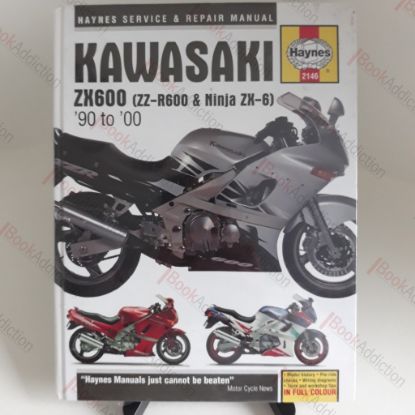 Picture of Kawasaki ZX600 (ZZ-R600 and Ninja ZX-6) Service and Repair Manual: 1990 to 2000 (Haynes service and repair manual series)